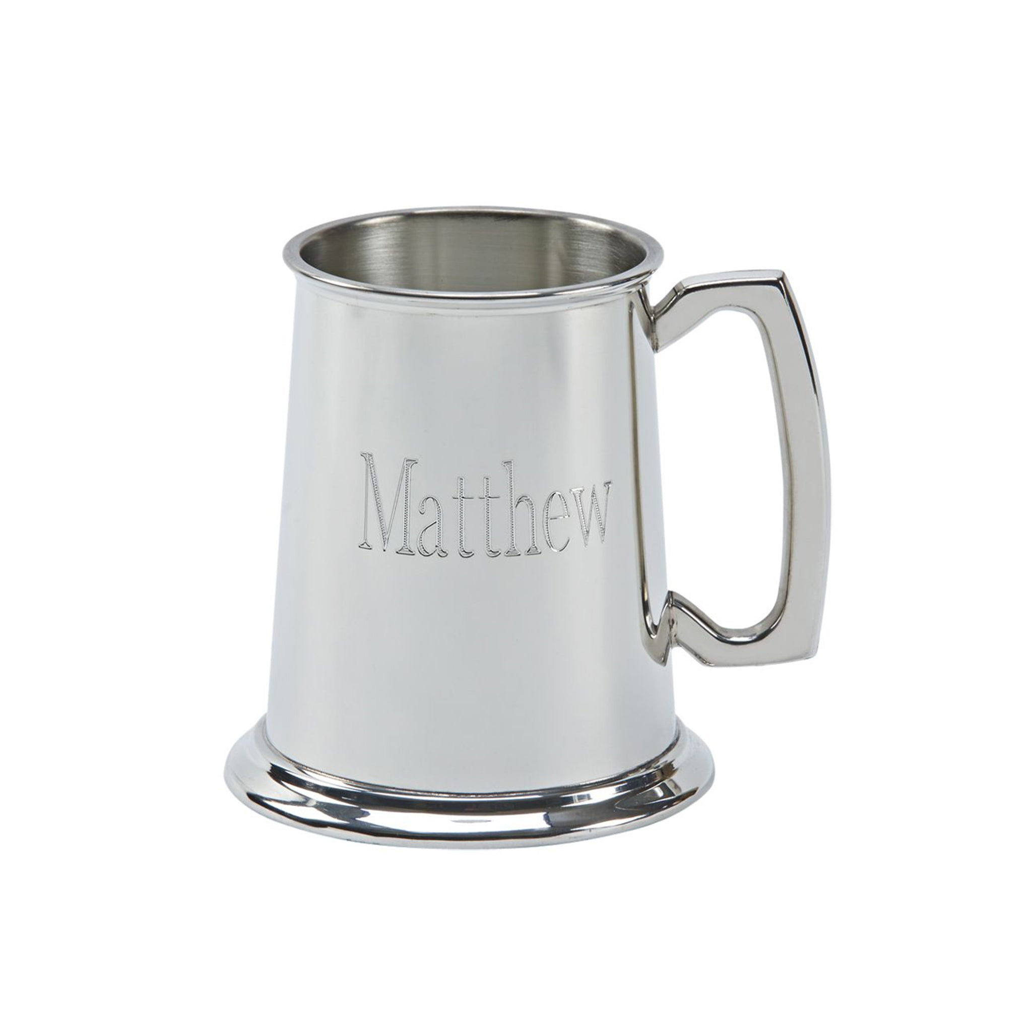 Pewter Tankard with Bright Polished Finish