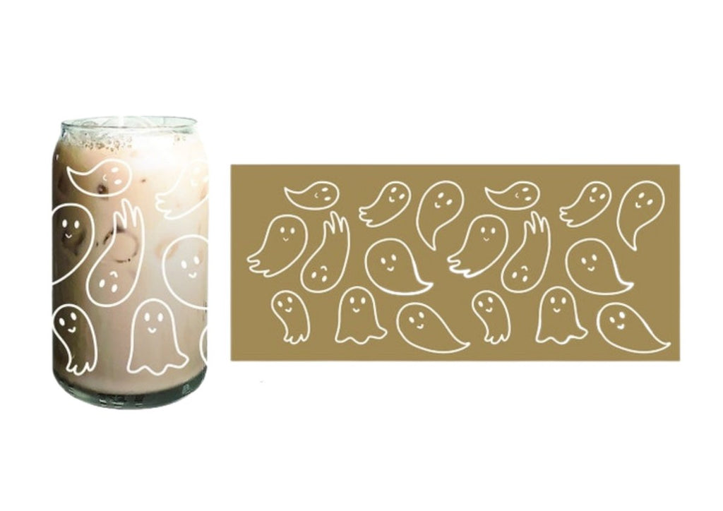 16 oz Beer Can Glass | Ghosts