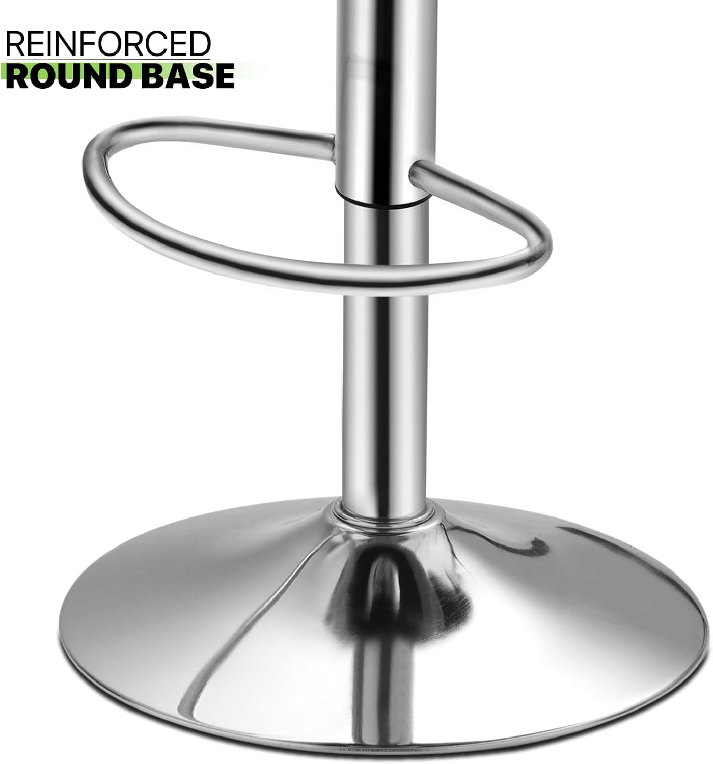 Bar Stools Set of 2, Adjustable Counter Height Swivel Barstools Modern