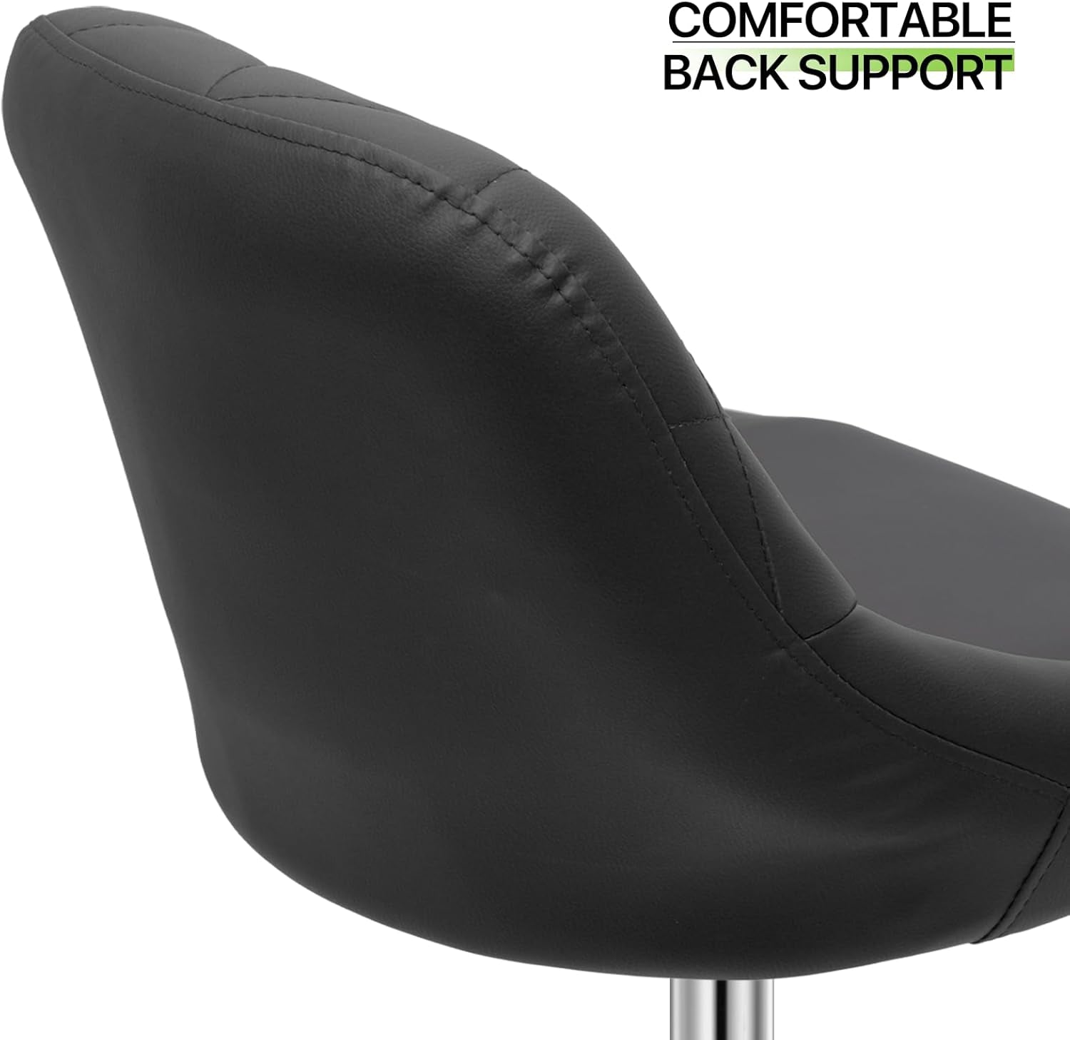 Bar Stools Set of 2, Adjustable Counter Height Swivel Barstools Modern