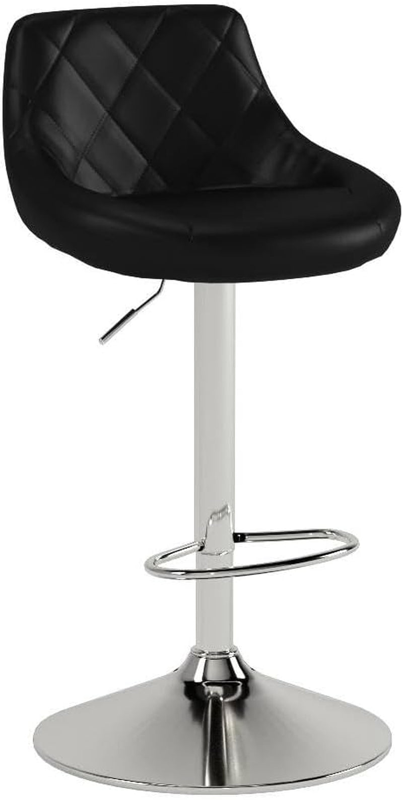 Bar Stools Set of 2, Adjustable Counter Height Swivel Barstools Modern