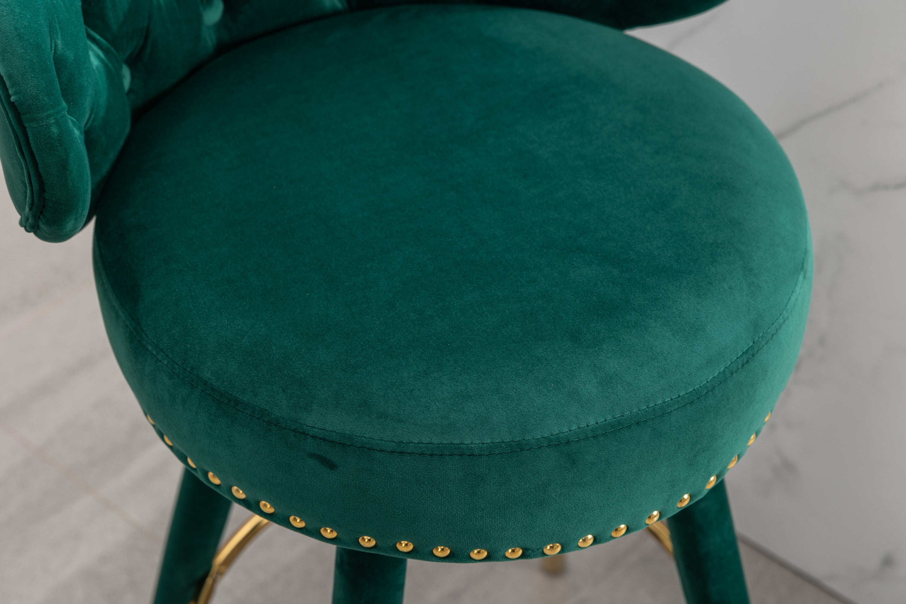 Counter Height Bar Stools Set of 2 for Kitchen Counter Solid Wood Legs