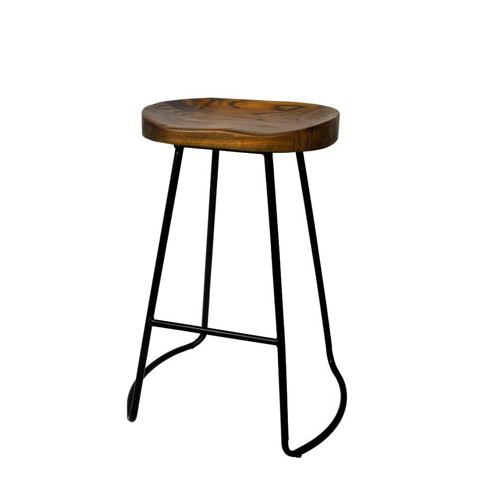 Artiss 2x Bar Stools Tractor Seat 65cm