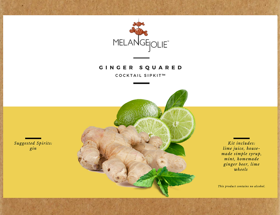 Mélange Jolie Ginger Squared Cocktail SipKit™ (Case of Six)