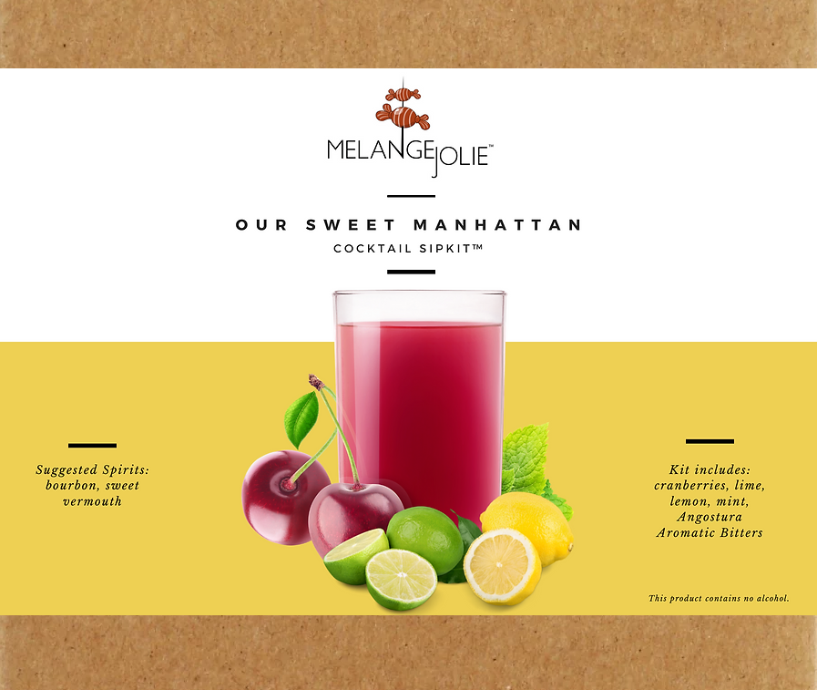 Mélange Jolie Our Sweet Manhattan Cocktail SipKit™ (Case of Six)