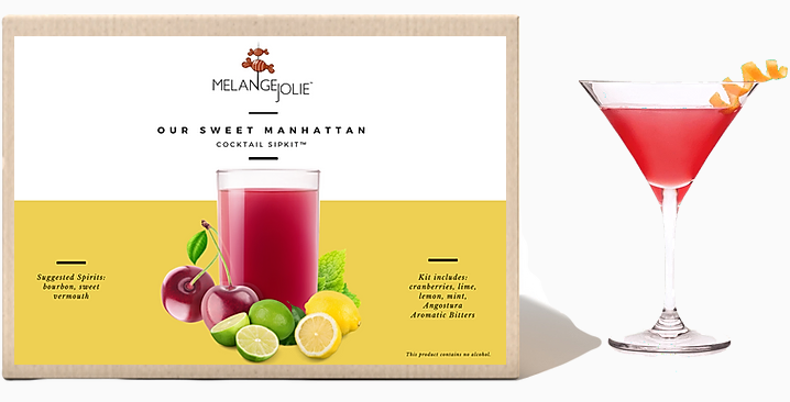 Mélange Jolie Our Sweet Manhattan Cocktail SipKit™ (Case of Six)