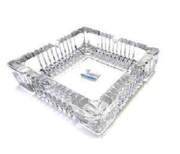 4" inch Crystal Tortoise Tray Glassware Transparent Bowl