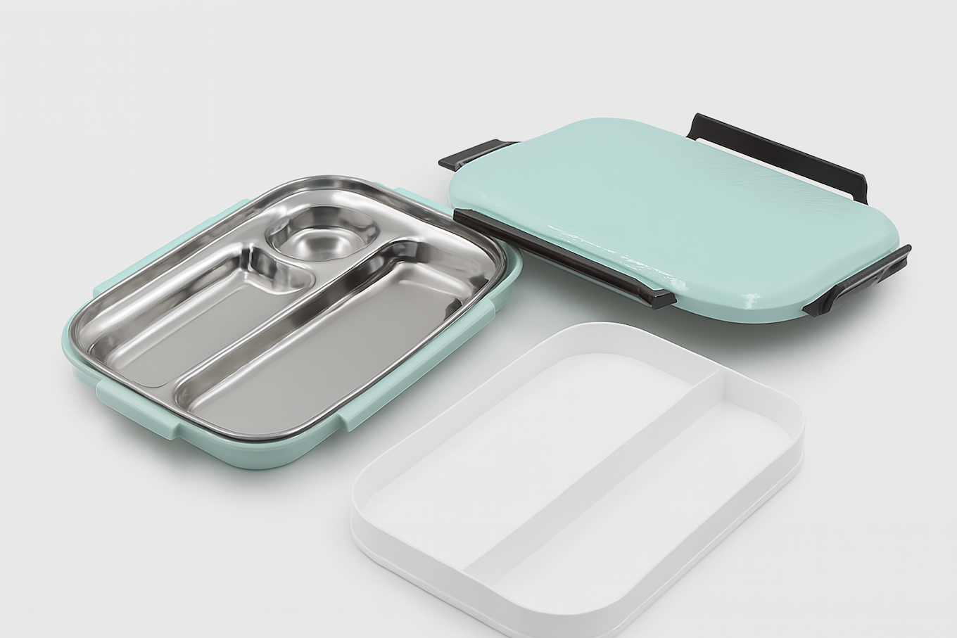 Premium Multi-Compartment Steel Lunch Box