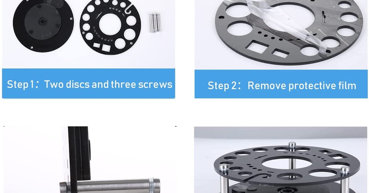 VIKUS 35 Pieces Cocktail Shaker Set Bartender Kit with Rotating 360?