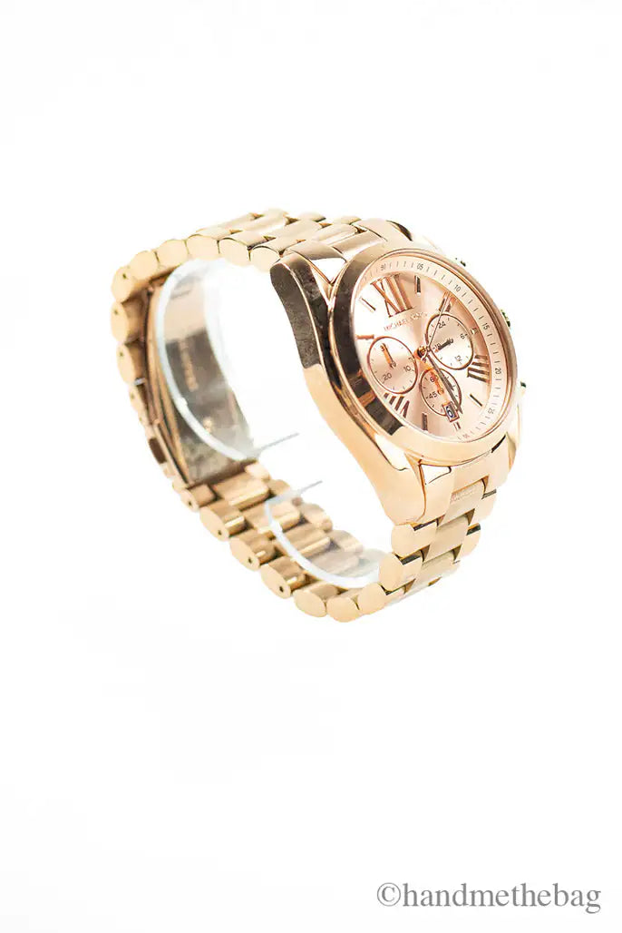 Michael Kors Bradshaw Rose Gold Toned Watch